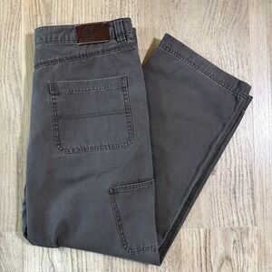 WOOLRICH Slate Straight Leg Cargo Casual Pant Size Men's Sz 34x30 Vintage 1546